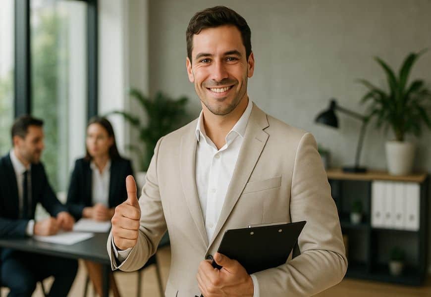Cliente satisfecho con nuestros servicios de análisis de mercado para renta eficiente